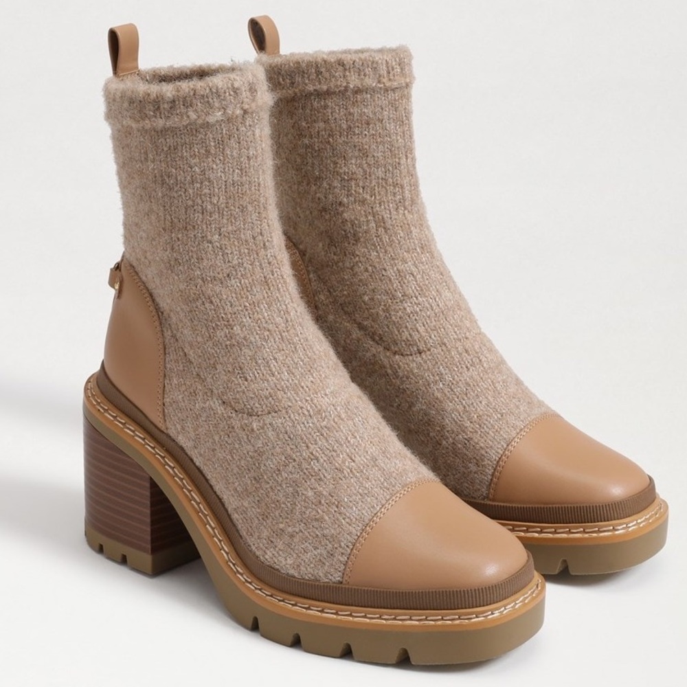 Sam eldenman ROZANNA KNIT BOOTIE size 7.5 women H12N3